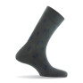 Mi-chaussettes homme All over sapins, gris et bleu.