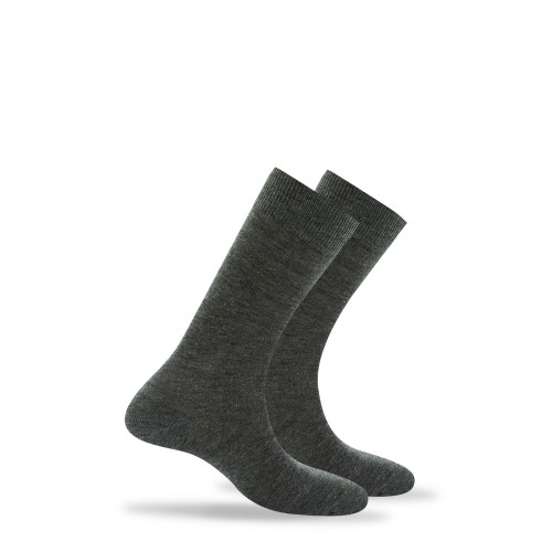 Lot de 2 paires de chaussettes unies anti-odeur